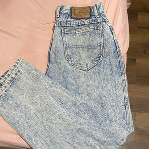 Lee Light Blue Acid Wash Jeans